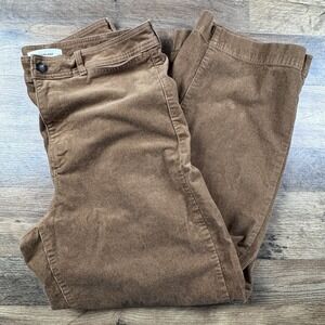Everlane  Size 14 High Rise Corduroy Wide Leg Pants in Brown